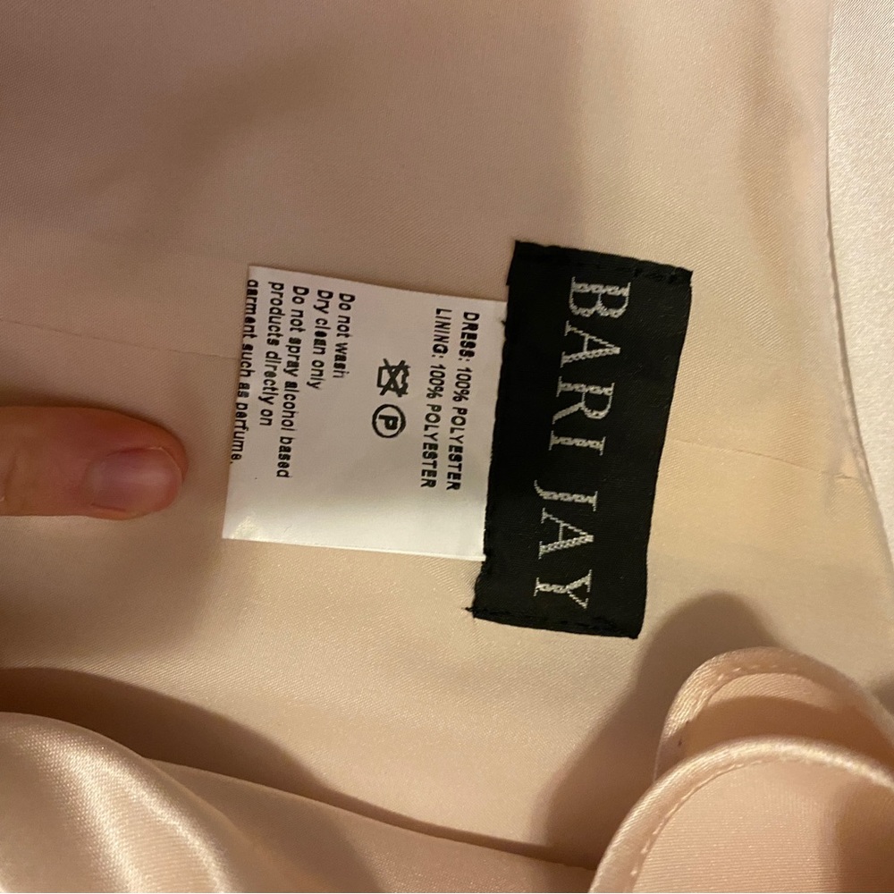 Bari Jay ivory event dress. Never worn